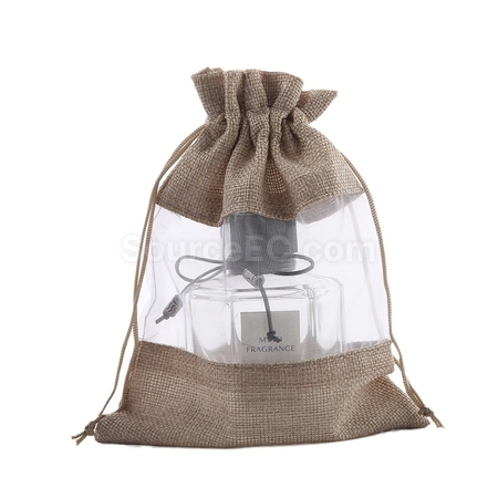 Organza patchwork linen bundle pocket