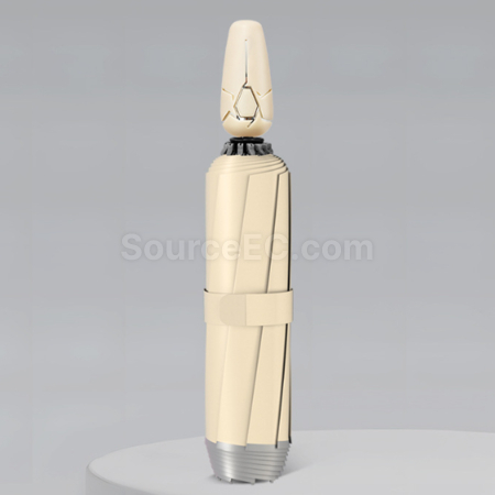 Eggshell Handle Fully Automatic Folding Umbrella