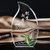 Green Leaf Crystal Trophy