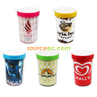 532ML U Mug - Double Wall Plastic Mug With Lid