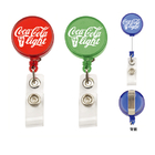 Round Retractable Badge Holder