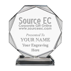 Sun Flower Crystal Trophy