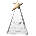 Metal Star Crystal Awards