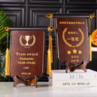 Wooden Pennant Trophy