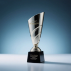 Crystal Metal Trophy